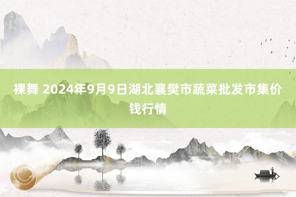 裸舞 2024年9月9日湖北襄樊市蔬菜批发市集价钱行情