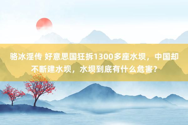 骆冰淫传 好意思国狂拆1300多座水坝，中国却不断建水坝，水坝到底有什么危害？