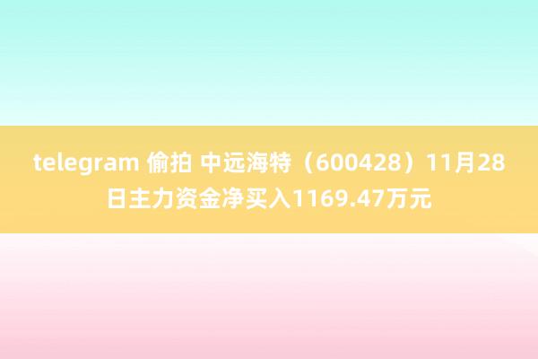 telegram 偷拍 中远海特（600428）11月28日主力资金净买入1169.47万元