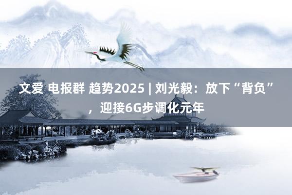 文爱 电报群 趋势2025 | 刘光毅：放下“背负”，迎接6G步调化元年